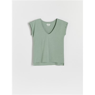 T-Shirt im Kimono-Stil