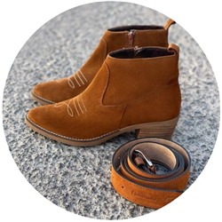 TEKILA 7005 cuero+Ab.Zapatos Pelle cinturon (140) Brandy АКЦИЯ