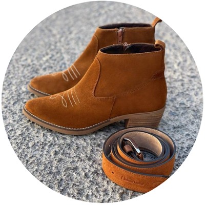 TEKILA 7005 cuero+Ab.Zapatos Pelle cinturon (140) Brandy АКЦИЯ