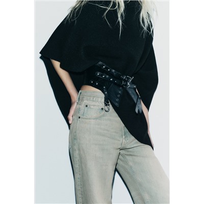 ZW COLLECTION RELAXED BOYFRIEND MID-RISE JEANS