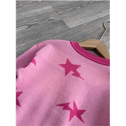Костюм для девочек из двух предметов в стиле Mini Peace ♥️ вязаный кардиган с круглым вырезом и юбка.