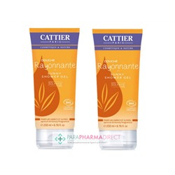 Cattier Douche Rayonnante Parfum Abricot & Miel BIO 2x200ml