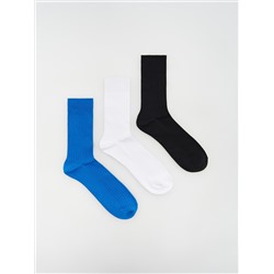 Socken mit hohem Bio-Baumwollanteil im 3er-Pack