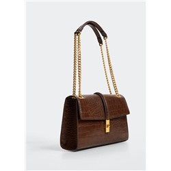 Bolso cadena efecto cocodrilo -  Mujer | MANGO OUTLET Melilla