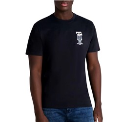 Karl Lagerfeld Paris Small Kocktail Karl Graphic Cotton T-Shirt