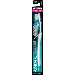 Зубная щетка LION с щетиной в 4 ряда Dentor Systema средней жесткости 1 шт