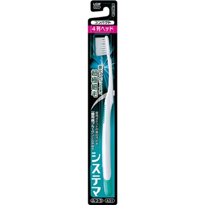 Зубная щетка LION с щетиной в 4 ряда Dentor Systema средней жесткости 1 шт