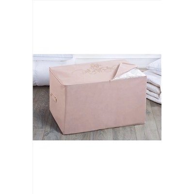 Madame Coco Çiçek Desen Varaklı Hurç - Pudra BHU-04-8682116178464