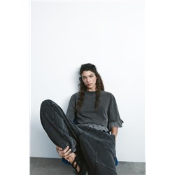 MATCHING RUFFLED T-SHIRT