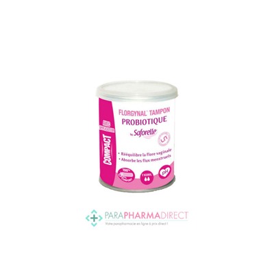 Saforelle Florgynal Normal 9 Tampons avec Applicateur