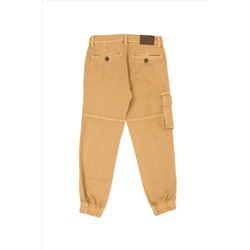 Erkek Çocuk Camel Kanvas Pantolon