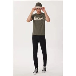 Lee Cooper Londonlogo Erkek O Yaka T-shırt Haki 232 LCM 242032