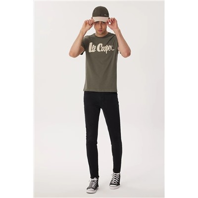Lee Cooper Londonlogo Erkek O Yaka T-shırt Haki 232 LCM 242032