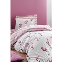 Ev & Ev Home Tek Kişilik Kolay Ütülenir Nevresim Takımı Maylin Pudra Ep-015951