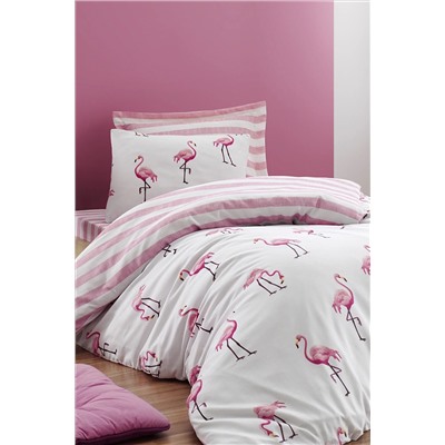 Ev & Ev Home Tek Kişilik Kolay Ütülenir Nevresim Takımı Maylin Pudra Ep-015951