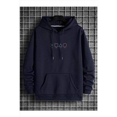 DAXİS Sportwear CompanyBaskılı Unisex Oversize Kapüşonlu Sweatshirt