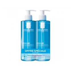 La Roche Posay Effaclar Gel Moussant Purifiant Peaux Grasses 2x400mlLot  × 2