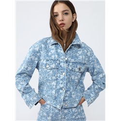 DENIM JACKET WITH PRINT