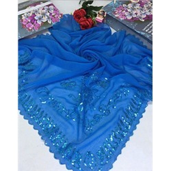 Платок женский с красивым декором (90*90 см.) арт. 253361