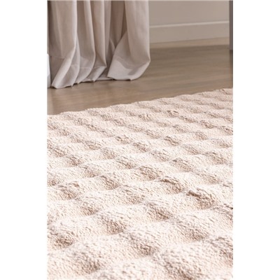 Vivre Bubble Halı - Krem - 80x300 cm