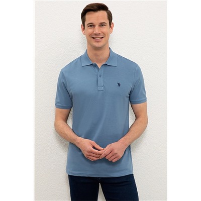 U.S. Polo Assn. Mavi Erkek T-Shirt G081GL011.000.1191429