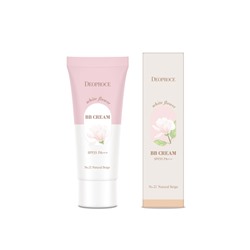 DEOPROCE WHITE FLOWER BB CREAM SPF35 PA+++ #21 Солнцезащитный ББ-крем с экстрактами белых цветов 30г