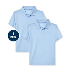 The Children’s Place  Boys Uniform Pique Polo 2-Pack - Multi Clr
