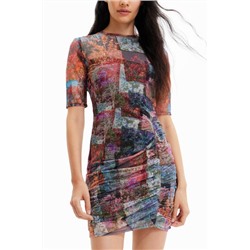 Vestido corto bosque