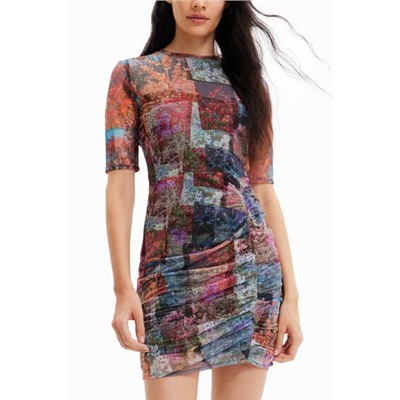Vestido corto bosque
