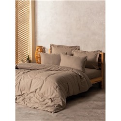 Colorful Cotton  Renforcé-Bettwäsche-Set in Beige