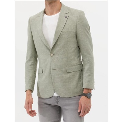 Açık Yeşil Ekstra Slim Fit Blazer Ceket