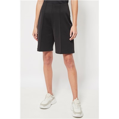 Bermudas con cintura alta Negro