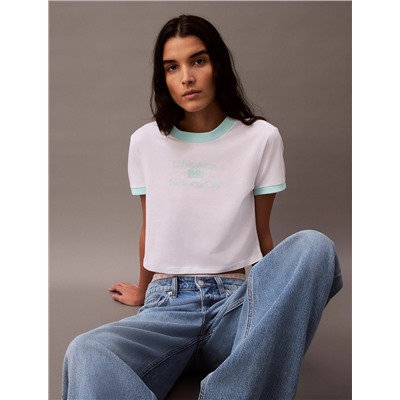 Logo Graphic Cropped Classic T-Shirt