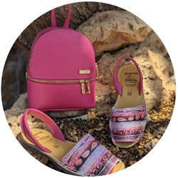 AVARCA MENORQUINA · 377AV · FUXIA+Сумка-рюкзак AB.Z · 147 (430) Fuxia АКЦИЯ