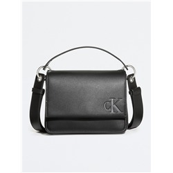 Sculpted Monogram Top Handle Shoulder Bag