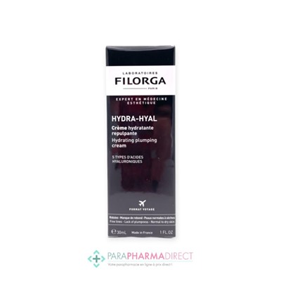 Filorga - Hydra Hyal Crème Hydratante Repulpante Format Voyage 30ml