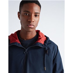 Hooded Nautical Parka, Men, Dark Blue