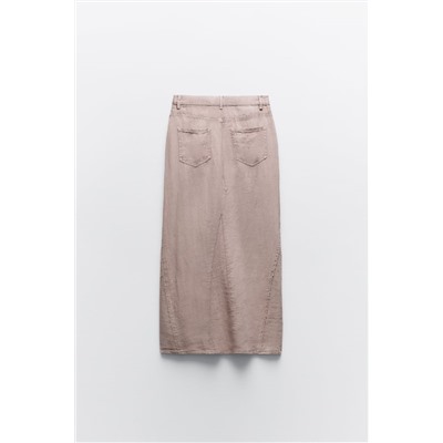 LONG LINEN SKIRT