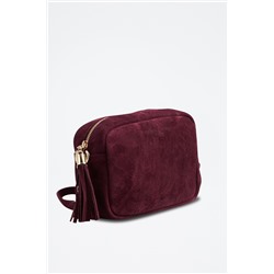 Bandolera de piel Gaby Violeta