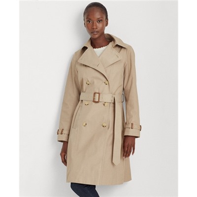 Lauren Cotton-Blend Trench Coat