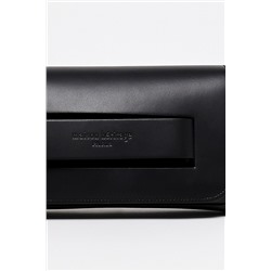 Bandolera de piel Safy Negro
