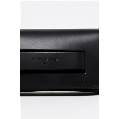 Bandolera de piel Safy Negro