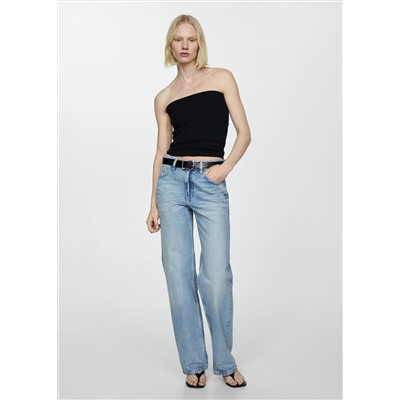 Jeans rectos tiro medio