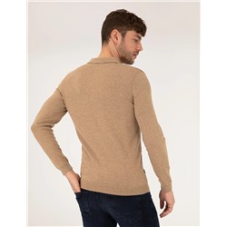Kahverengi Slim Fit Kazak