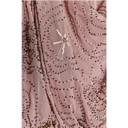 BEAD AND SEQUIN MINI DRESS