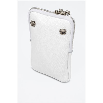 Bandolera Albaredo de piel - Blanco