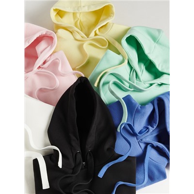 Kapuzenjacke aus Sweatjersey