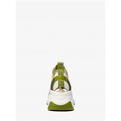 MICHAEL Michael Kors Zuma Mixed-Media Trainer