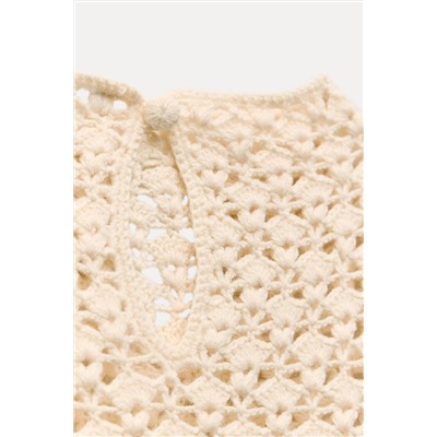 OPEN-KNIT SWEATER