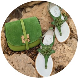 ZAPATOS 2726TG MANZANA+Pelle 2704 pistacho